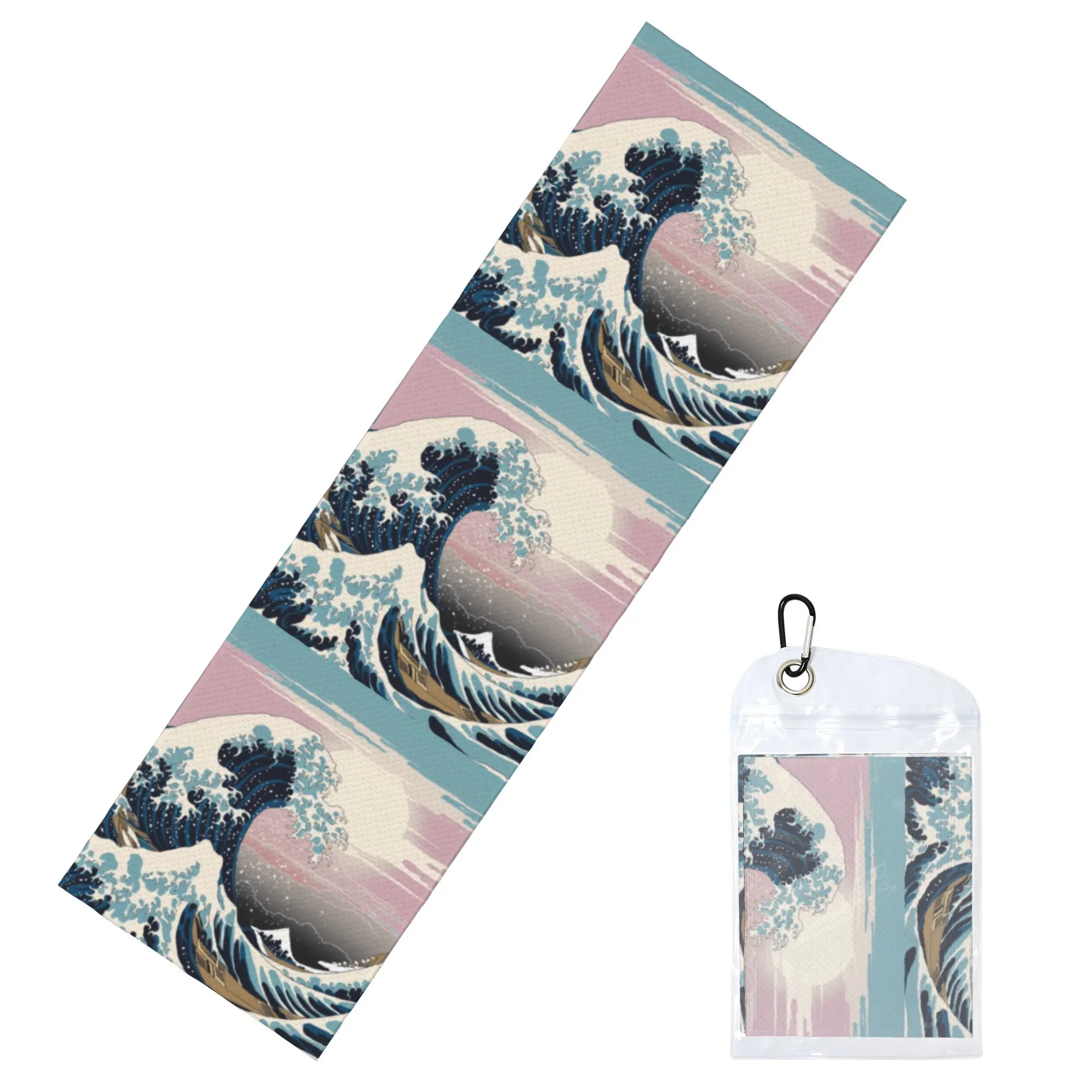 The Great Wave off Kanagawa Cold Exercise Towel  Yoga And Fitness Running Outdoor Activities Travelling Swimming Camping Towels