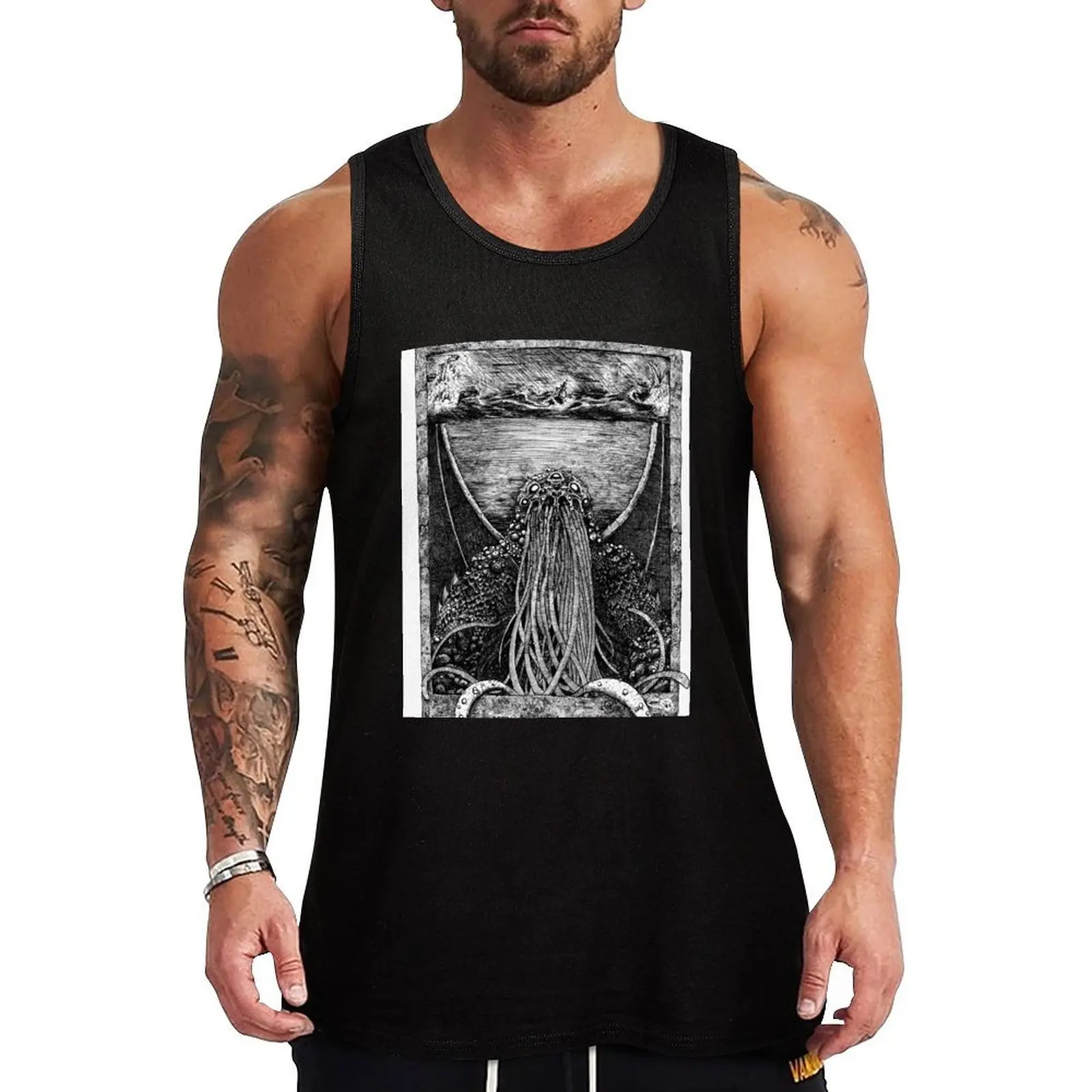 

Cthulhu Tank Top Men's clothing t shirt clothing men