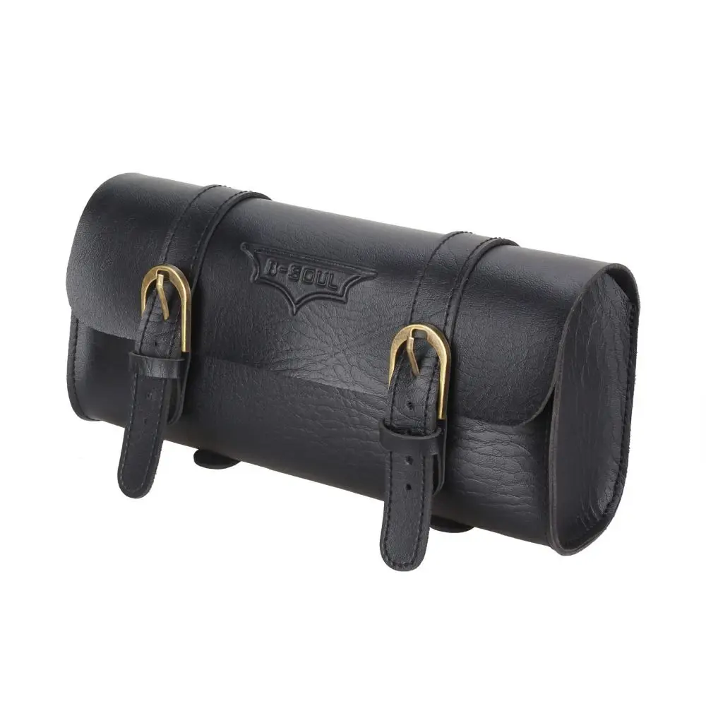 New PU Leather Retro Bicycle Tail Bag Pouch Personalized Vintage Bike Bag Vintage Cycling Accessories Rear Pannier