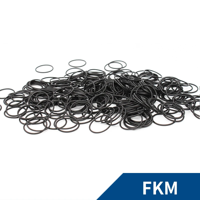 CS1.2mm Black FKM Fluorine Rubber O-rings Seals Gasket Washer temperature resistant wear-resistant corrosion-resistant ring
