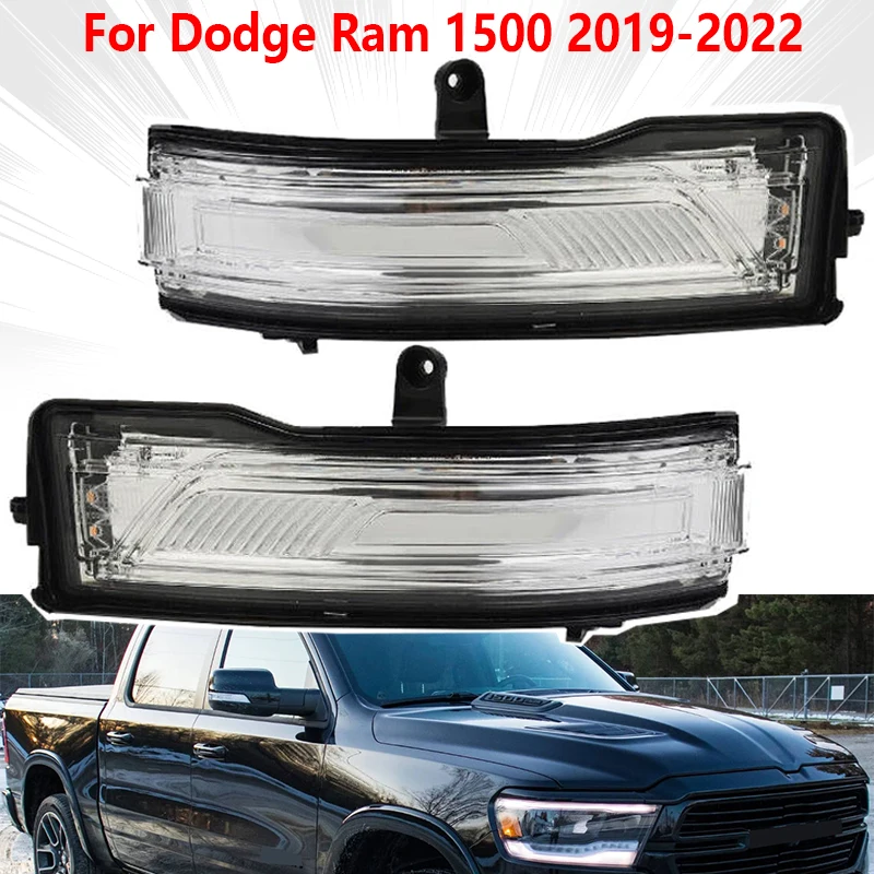 

Door Mirror Light Replacement Turn Signal Light For Dodge Ram 1500 2019 2020 2021 2022 68402096AA 68402097AA