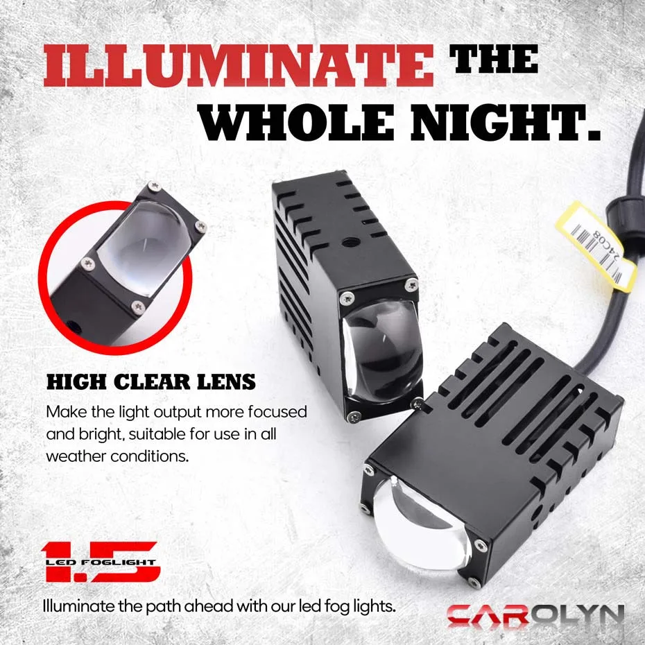 Led العلوي الوفير مصابيح الضباب العارض مصباح قيادة صغير أضواء مساعدة لسيارة دراجة نارية بار الأضواء 5500K 3000k #5