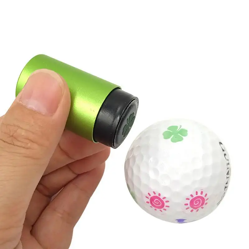 Pallina da Golf Stamper timbro marcatore impronta sigillo plastica ad asciugatura rapida multicolori accessori da Golf simbolo per regalo golfista