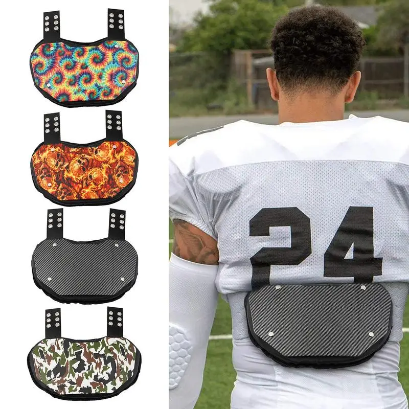 Football Back Plate Professional Youth Football Back Protector Rear Accessories Football Protection Gear Rear Lower Back