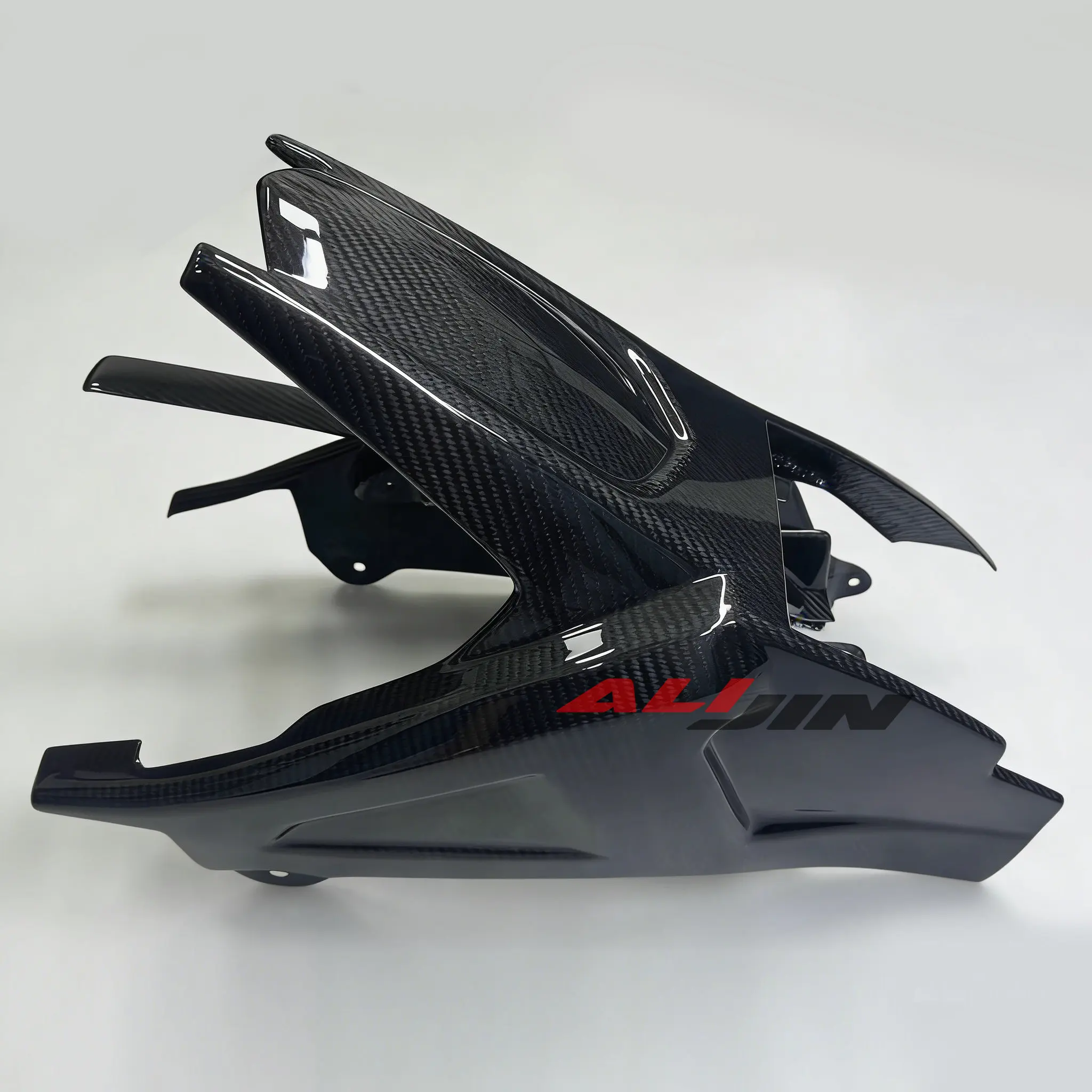 

Real Carbon Fiber For Kawasaki NINJA ZX4R ZX4RR Motorcycle Rear Fender Chain Cover Guard Mudguard Tire Wheel Protector Cover