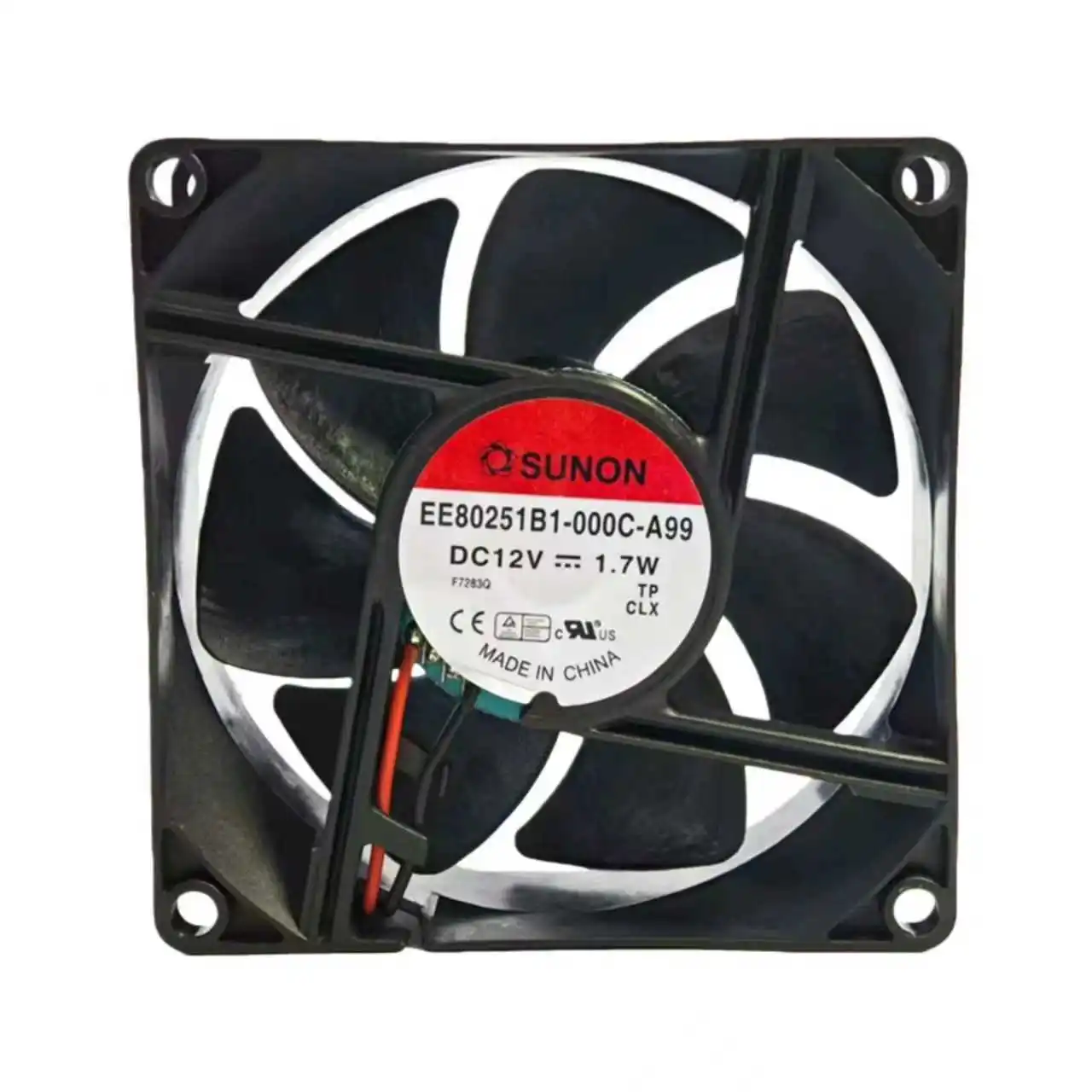 New for SUNON EE80251B1-000C-A99 8025 12V DC Ball Bearing Cooling Fan 80x80x25mm 51CFM 3000RPM 2-Pin High Speed