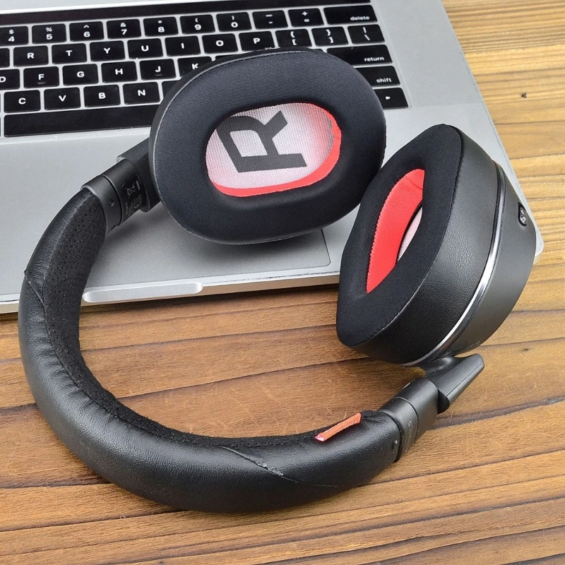 อัพเกรดแผ่นรองหูฟังเจลทำความเย็นสำหรับชุดหูฟัง Backbeat pro2 แผ่นรองหูฟังบล็อกเสียงรบกวน D46B