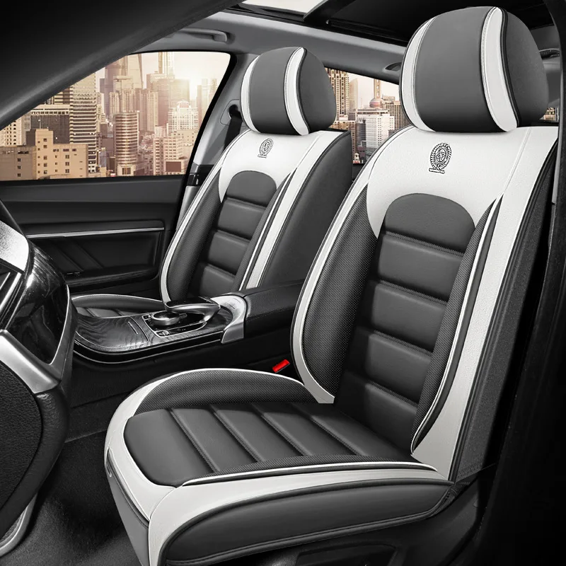 2025 Universal Split Seat Car Full Seat Cover Thickened Lumbar Cushion Support Breathable Comfortable Luxury Full Seats Cover