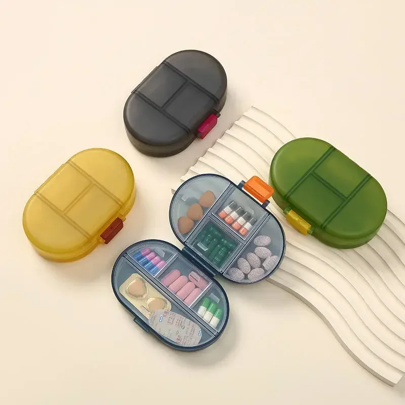 8 Grids Pill Container Box Portable Waterproof Pill Case Organizer Pill Case Weekly 7 Days Pill Box