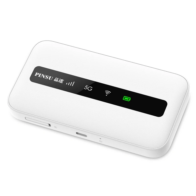 PINSU R100 5G Hotspot  WIFI 6 3600mAh Battery   Portable  Router  Qual-comm SDX55 Sub-6