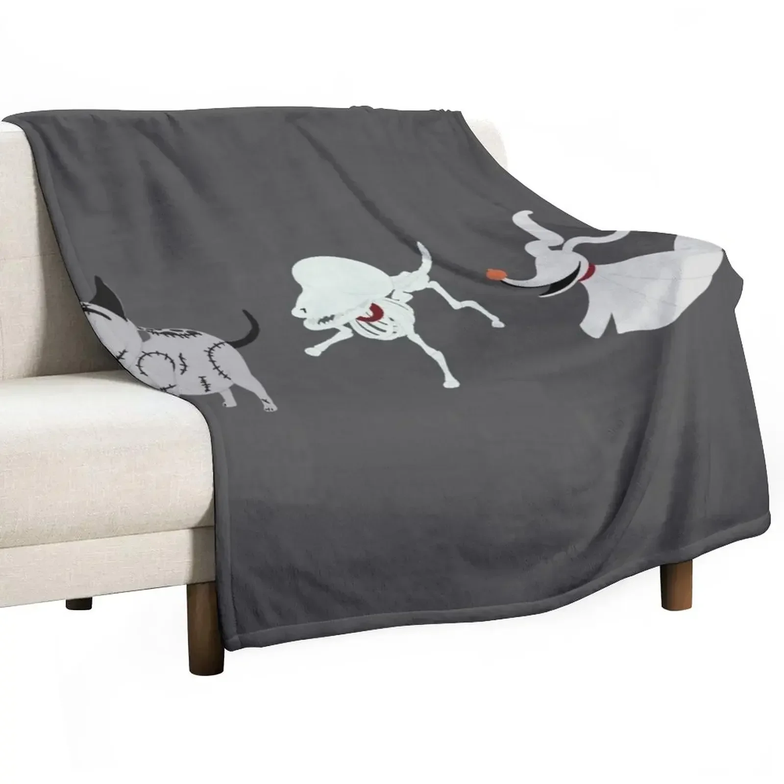 

Spooky Dogs Throw Blanket Luxury Throw blankets and throws warm winter Blankets