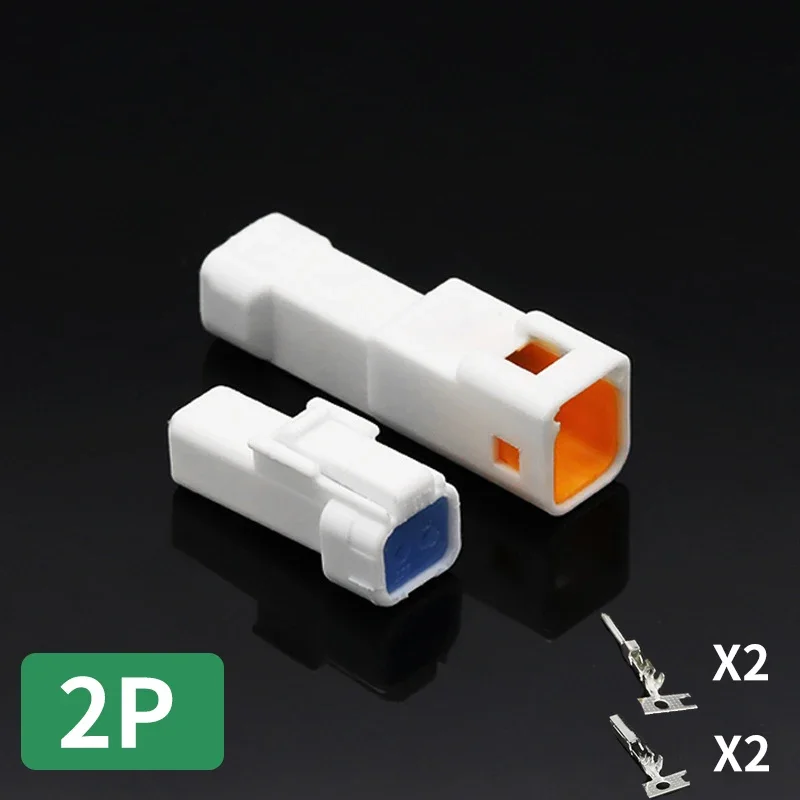 5/10/100 Sets Automotive Connectors JST02R-JWPF-VSLE 2/3/4/6/8 Pin Waterdichte Connectoren Mannelijke en Vrouwelijke Butt Pluggen