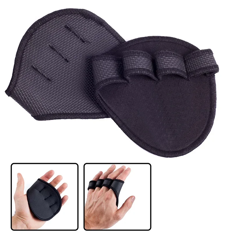 1/2pairs Sport Hand Palm Protector Gewichtheben Training Neopren Grip Pads Halb Finger Hebe Palm Hantel Griffe Pads