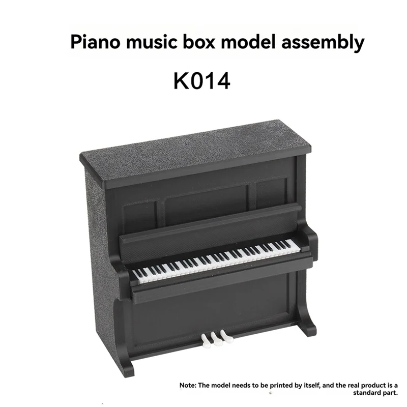 B29C-Piano Music Box Kit For Bambulab Bottom Winding Kit For Bambu Maker World Creator Program 3D Printing Piano Music Box