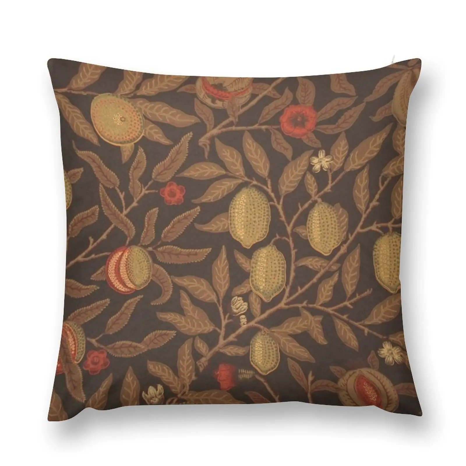 William Morris honeysuckle - fruits design Throw Pillow Luxury Living Room Decorative Cushions Pillow Case Christmas pillow