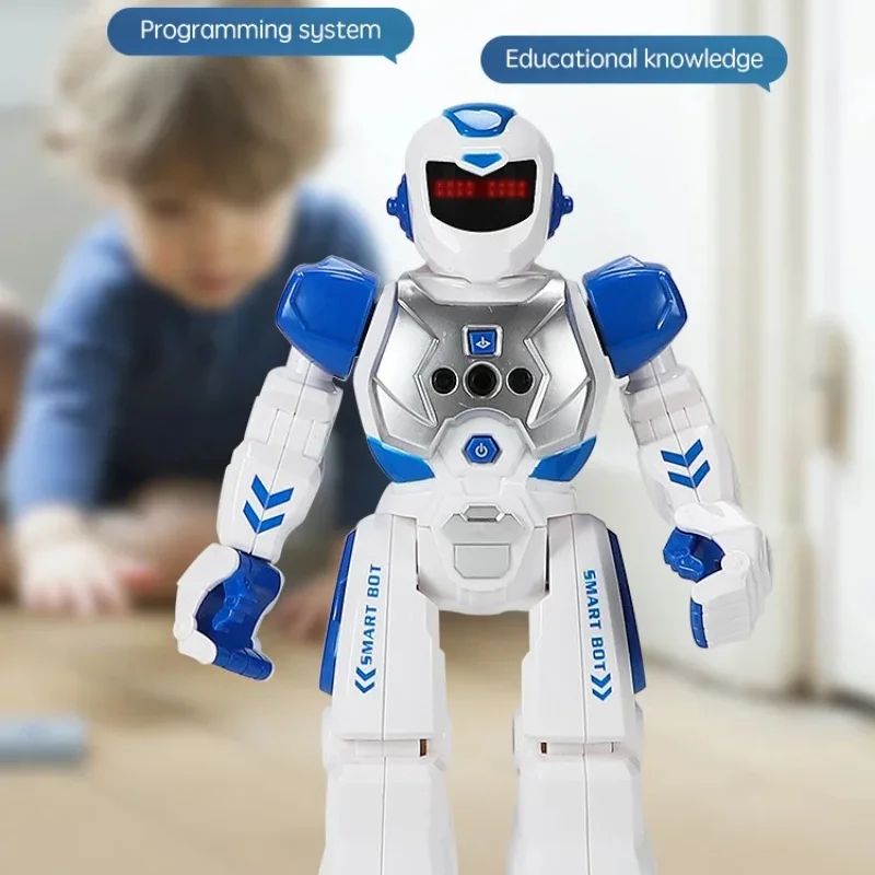 Robocop Intelligente Early Education Robot Cross-Border Voor Elektrisch Zingen Infrarood Sensing Kinderspeelgoed Op Afstand