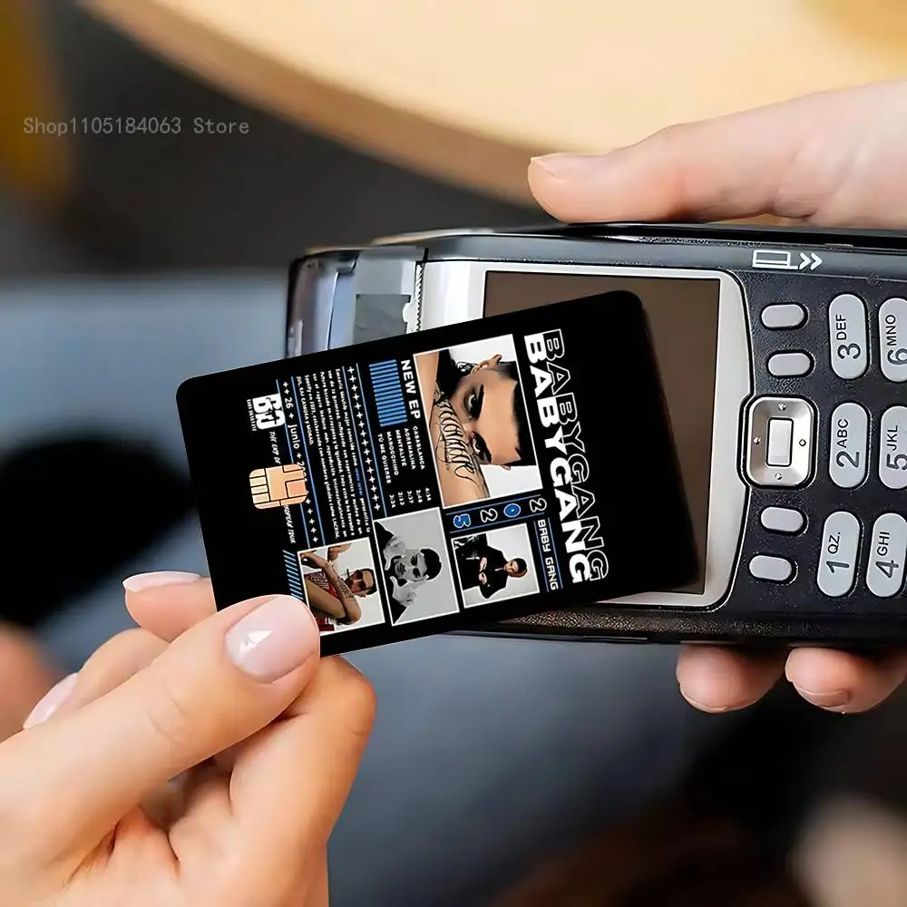 ملصقات ألبوم Baby G-Gang لخصم الائتمان وبطاقة شحن البنك وبطاقة الحافلة المترو المقاومة للماء لتزيين الملصقات