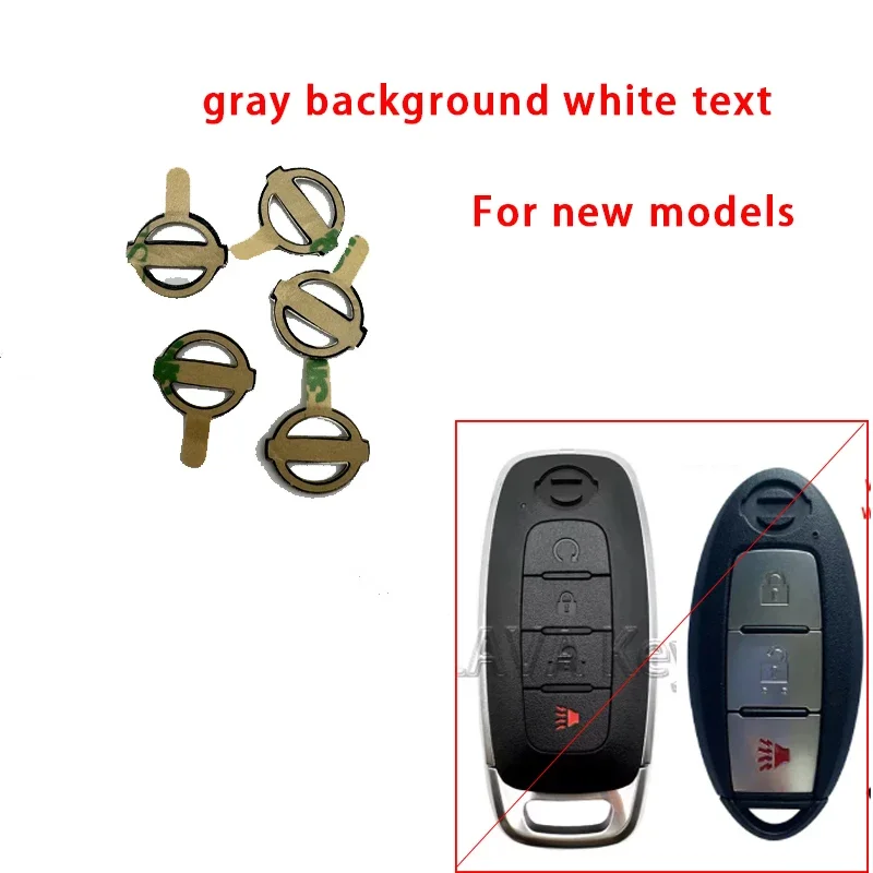 Autocollant de Logo d'emblème de clé de voiture à distance de remplacement de style original pour la nouvelle clé Nissan