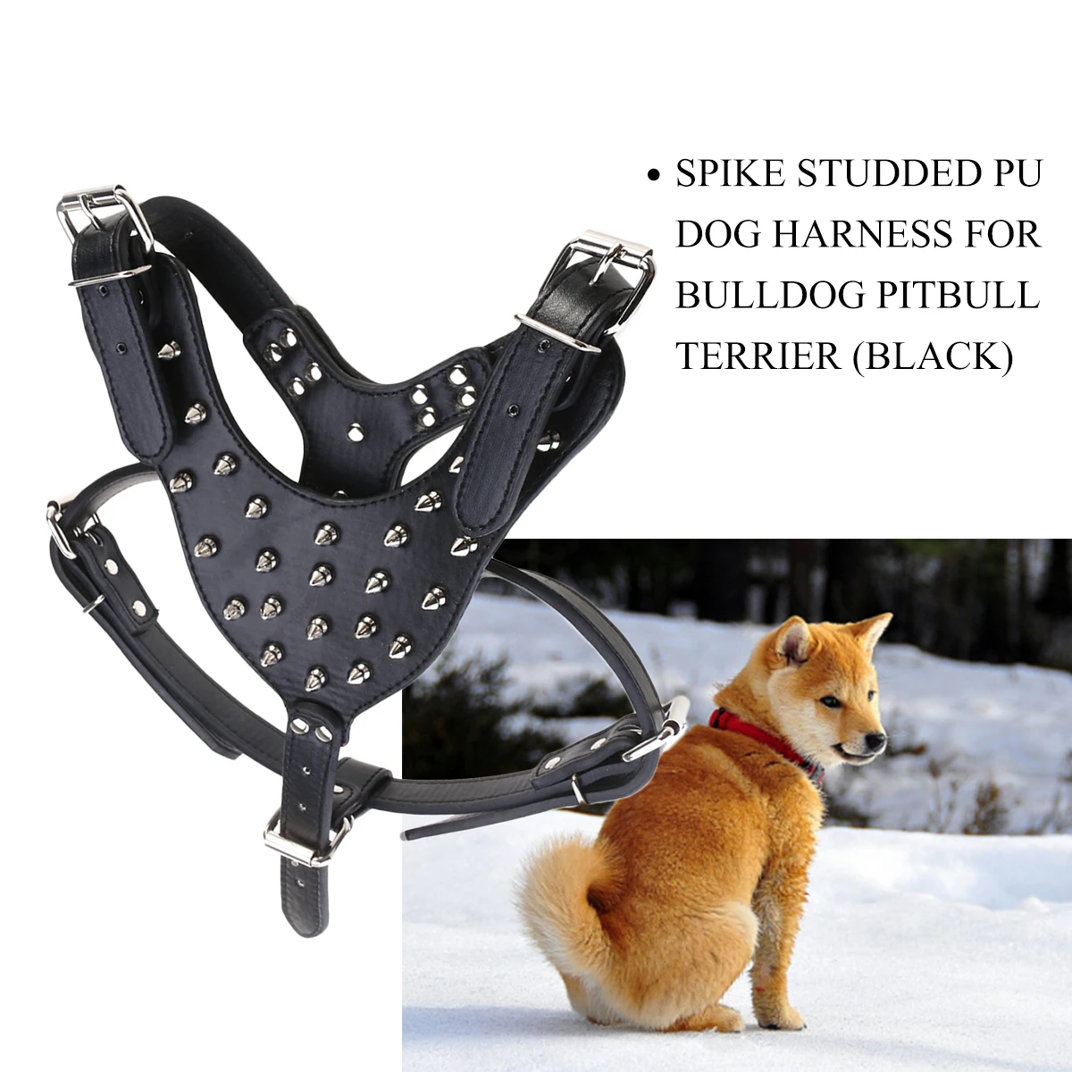 

PU dog harness Spike dog harness harness Terrier harness