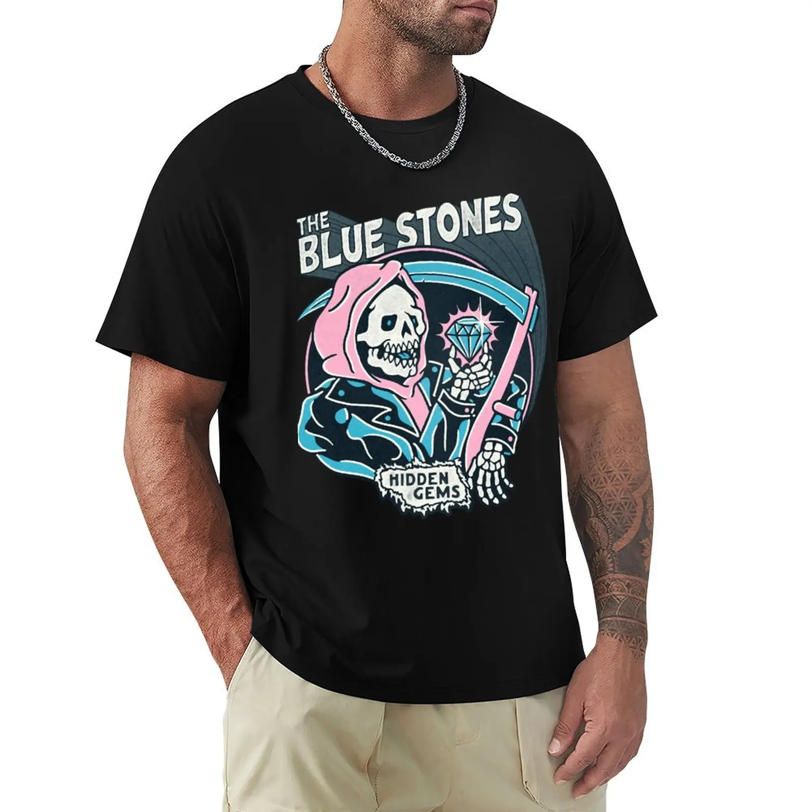 The blue stones T-Shirt Ultra Soft Breathable Tee Top