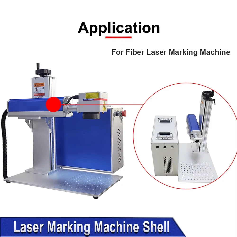 DIGRAY Fiber Laser Marking Chassis Engraving Machine Housing Cabinet Suitable For Raycus MAX JPT 20~100W 1064nm Laser Source