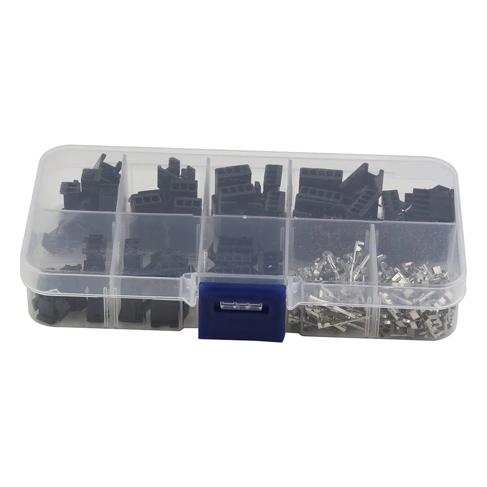 

200 шт./комплект, электрические разъемы для кабеля 2/3/4/5Pin, 2,54 мм