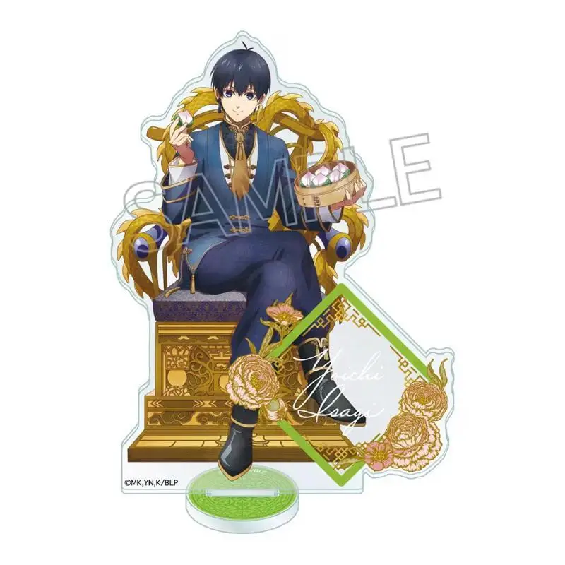 BLUE LOCK Acryl Stand Figuur Chigiri Hyoma Isagi Yoichi Anime Perifere Leuke Creativiteit Troon Modellering Desktop Ornament