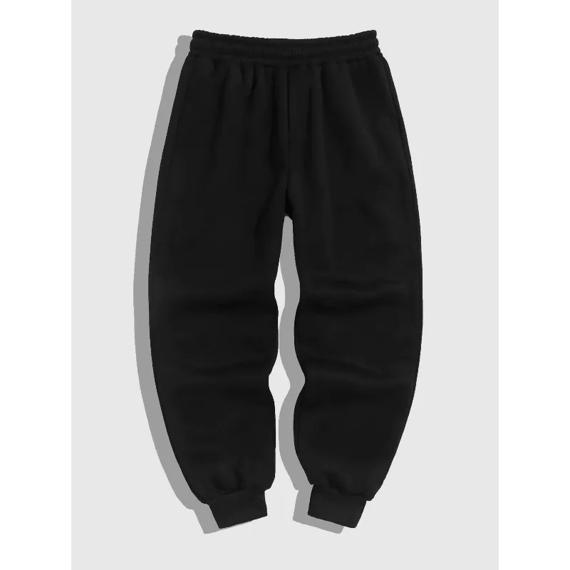 Gothic Dark Style Men's Casual Running Pants for Autumn and Winter, New Unisex Casual Running Pants for Both Men and Women