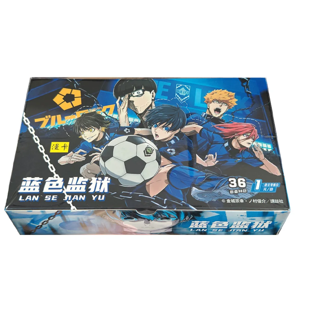 Coleção de Jogos Presentes Blue LOCK, Cartão Fotográfico, Edição Limitada, Cartões Fotográficos para Novas Figuras, Série Prisão Azul, Rara