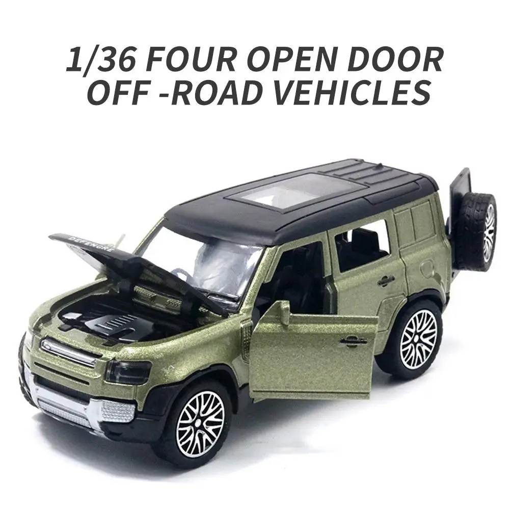 1/36 Alloy Car Model Simulation Toy Diecast Vehicles Alloy Diecast Model Off-road SUV With Sound N Light Collection Toy for Boy