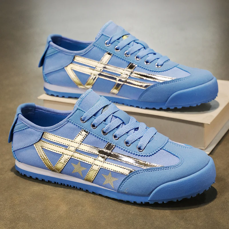 

New Men's Outdoor Sports Canvas Shoes – Lightweight & Comfortable Design with Thick Sole for Cushioning & Support. Ideal for Hik