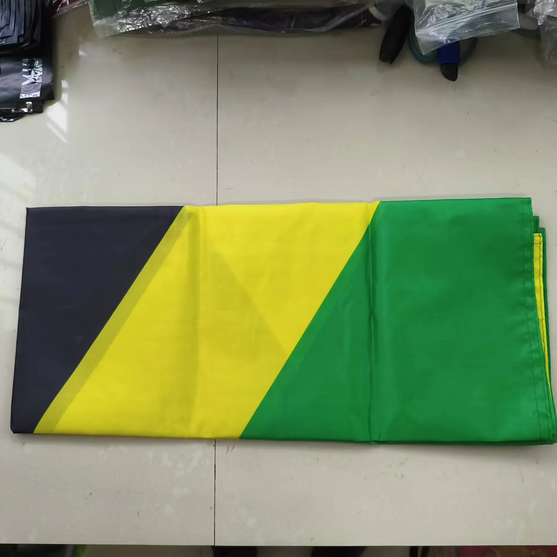 xvggdg  90 x 150cm Jamaica National Flag Hanging Flag Polyester Jamaica Flag Banner
