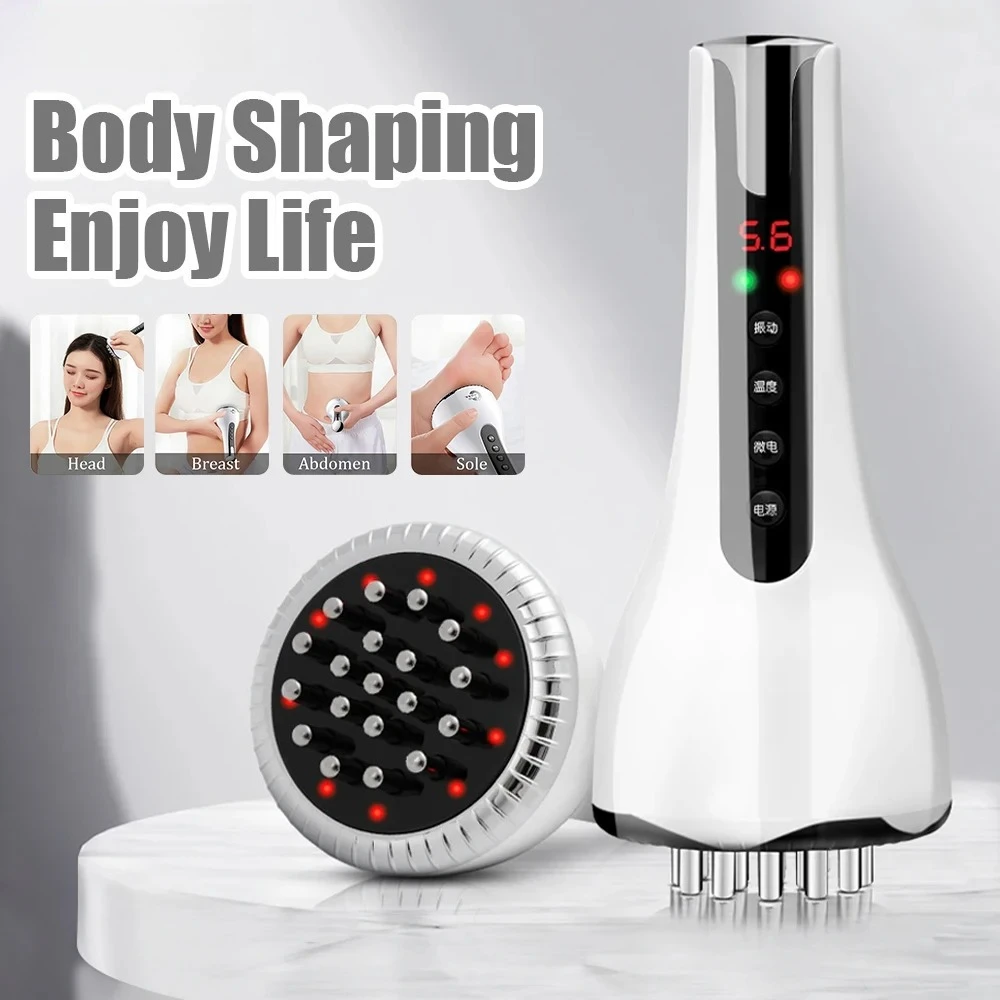 

Ультразвуковой массажер для похудения тела EMS Ультразвуковой сжигатель жира Гуа Ша соскабливание жира Кавитационный бар Вибрационная машина для похудения
