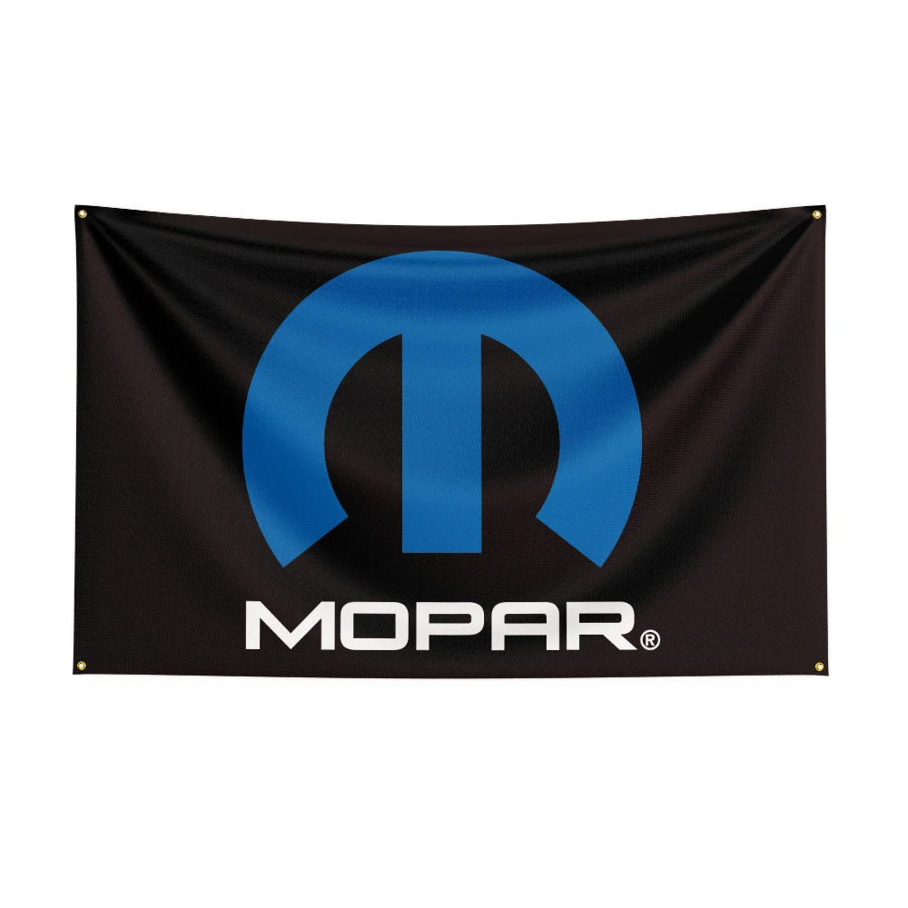 Bandera impresa de poliéster para decoración de coche, Bandera de Mopars, 3x5