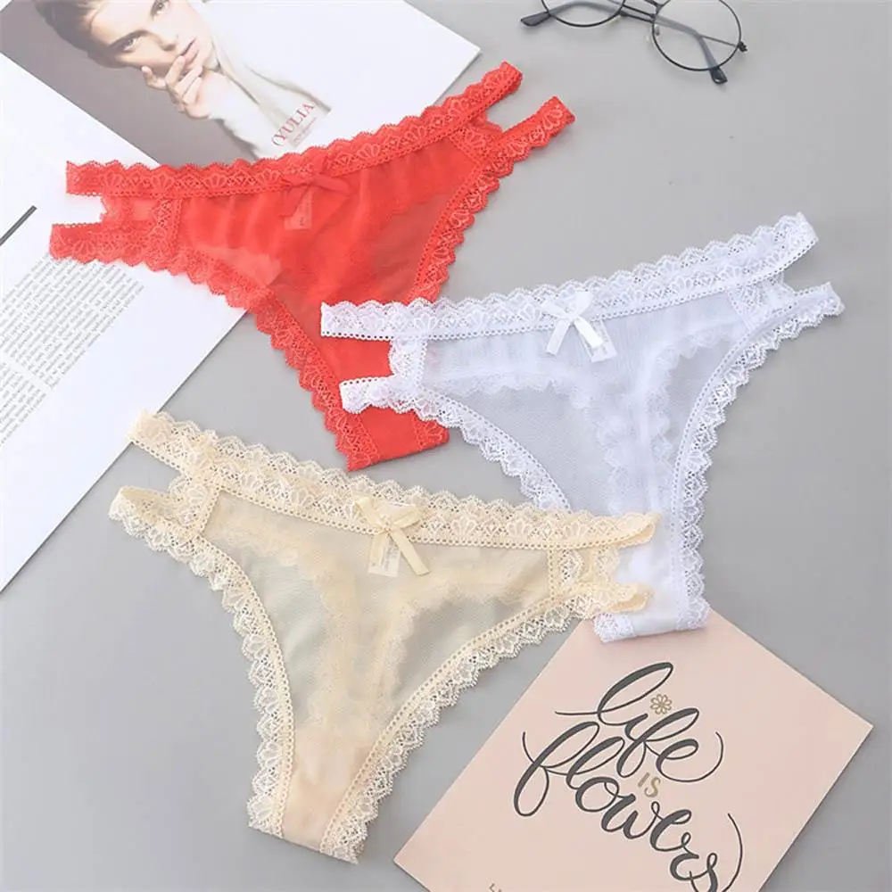 

Lingerie Sexy Woman G-String Hollow Out Lady Briefs Thongs Underwear Lace Panties