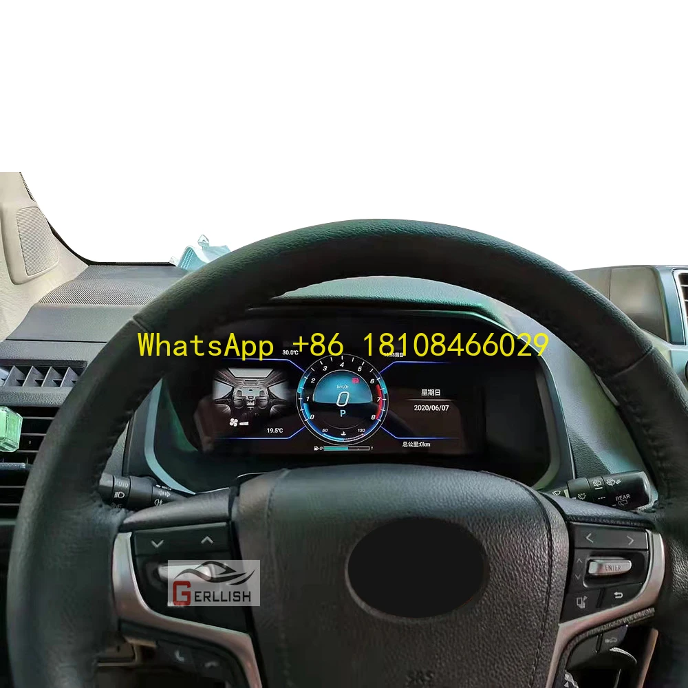 

2017-2020 for Toyota for RAV4 Digital Dashboard Panel New Virtual Instrument Cluster Cockpit LCD Speedometer with GPS Multimedia