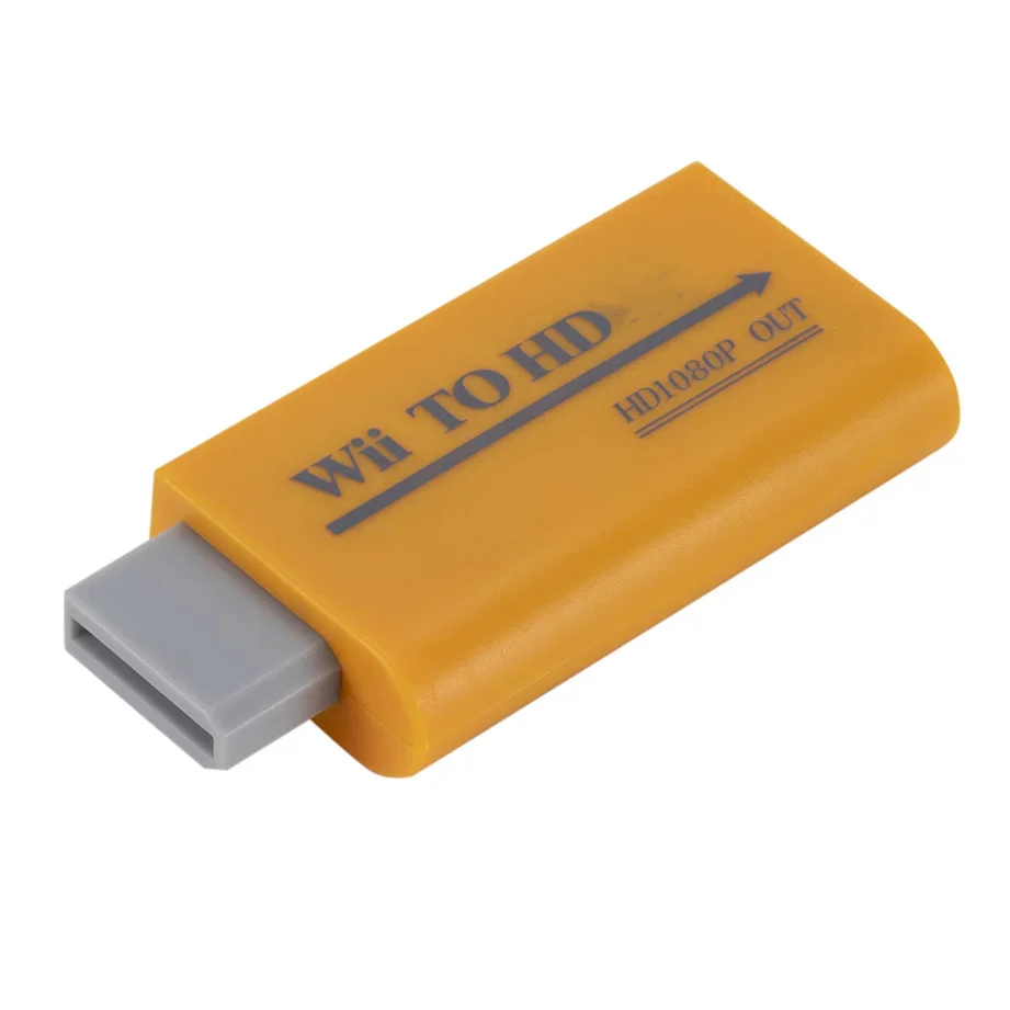 Full HD 1080P Wii-совместимый адаптер преобразователя Full HD 720P 1080P 3,5 мм аудиовидео кабель для ПК HDTV монитора