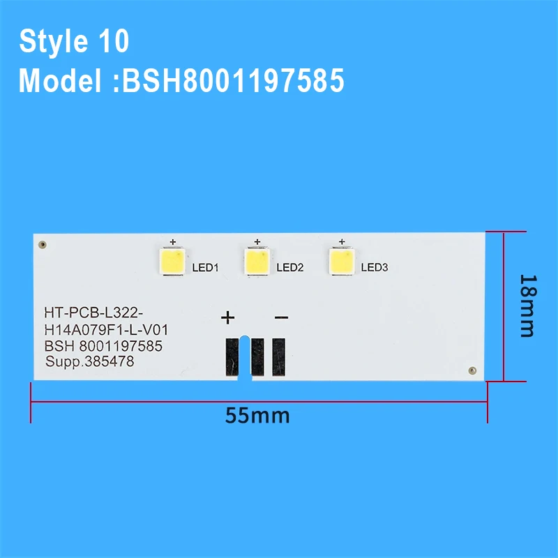 BSH8001197585  HT-PCB-L322-H14A079F1-L-V01 refrigeration osvětlení LED svléknout se pro siemens mraznička