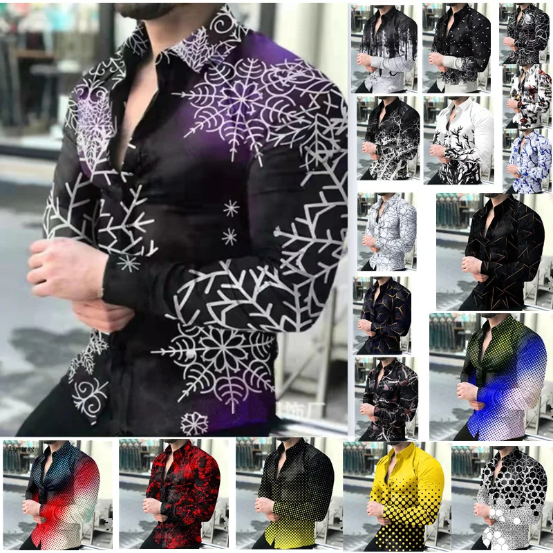 Prendas de abrigo largas estampadas con cuello levantado Sve irt para hombre, ajuste levantado, Material cómodo y versátil para las cuatro estaciones DZ3