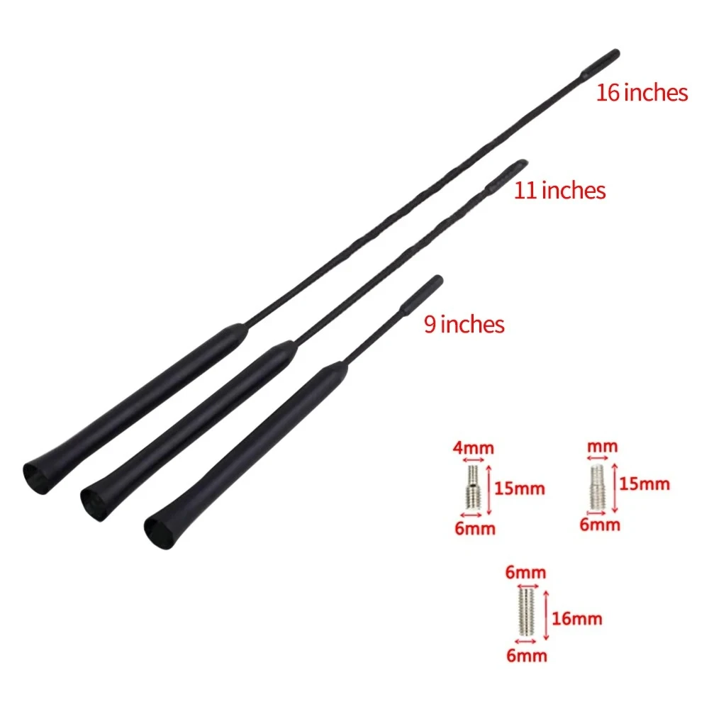 new 9/11/16 Car Roof Mast Radio FM Signal Aerial Amplified Antenna for Dodge Caliber Journey ram durango Charger Stratus