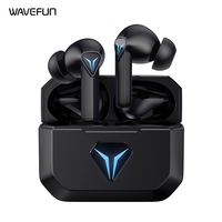 Wavefun G100 Bluetooth Earphone Wireless Gaming Earbuds Headphones Gaming Headset 45ms Low Latency Volume Control with Mic