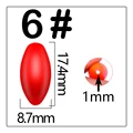 6 red 6