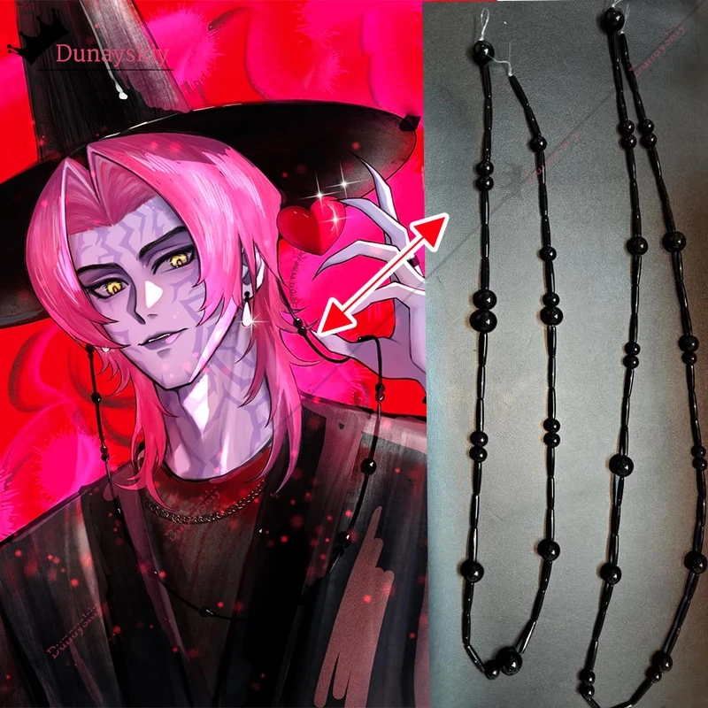 Sajaboy Jinu Cosplay Stage Uniform Hat Chain Prop Accessories Handsome Vampire Kpop Demon Idol Disguise Prop Accessories