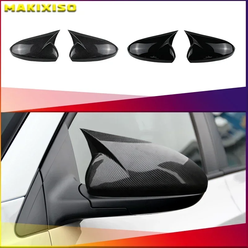

For Chevrolet Cruze 2008 2016 Bat Style Mirror Cover car accessories 2 Pieces Cover Glossy Black Shields Exterior tuning