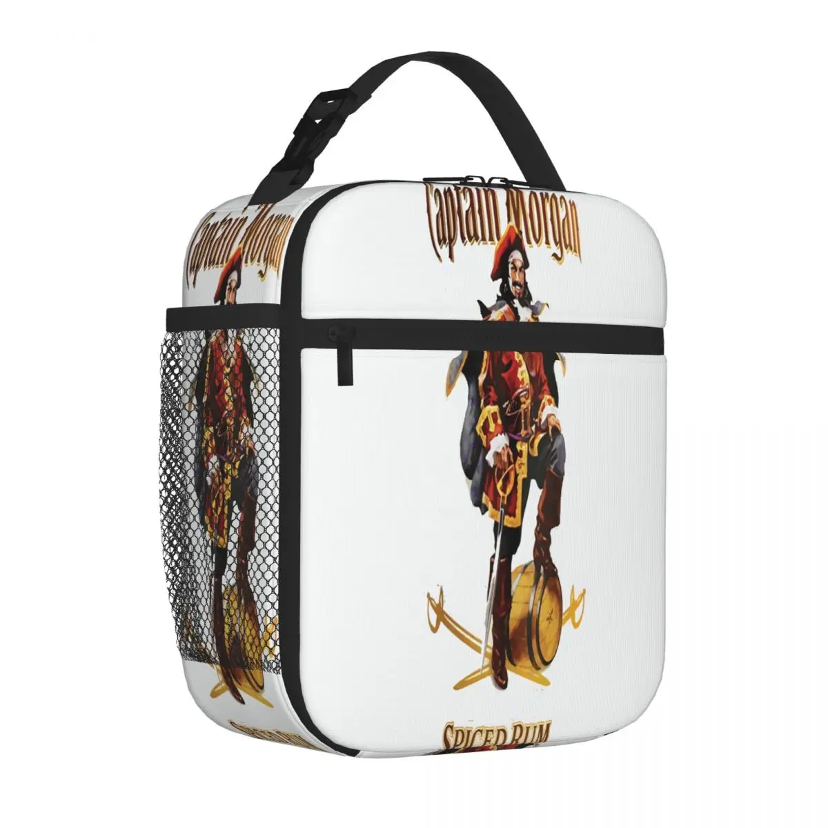 Hot Sale Captain Morgan Plain Design Small Lunch Bag Business Commute Thermal Tote