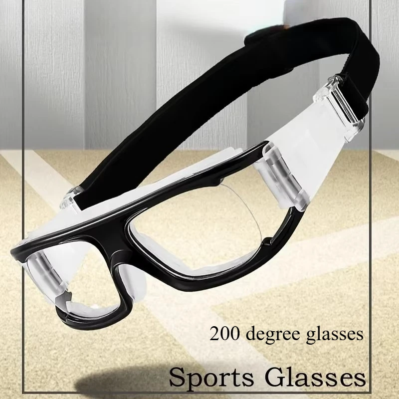 

1 PCS New Ultra-light High-quality Basketball Football Eyewear Safety Big Field View Optical Prescription Sports Glasses Men