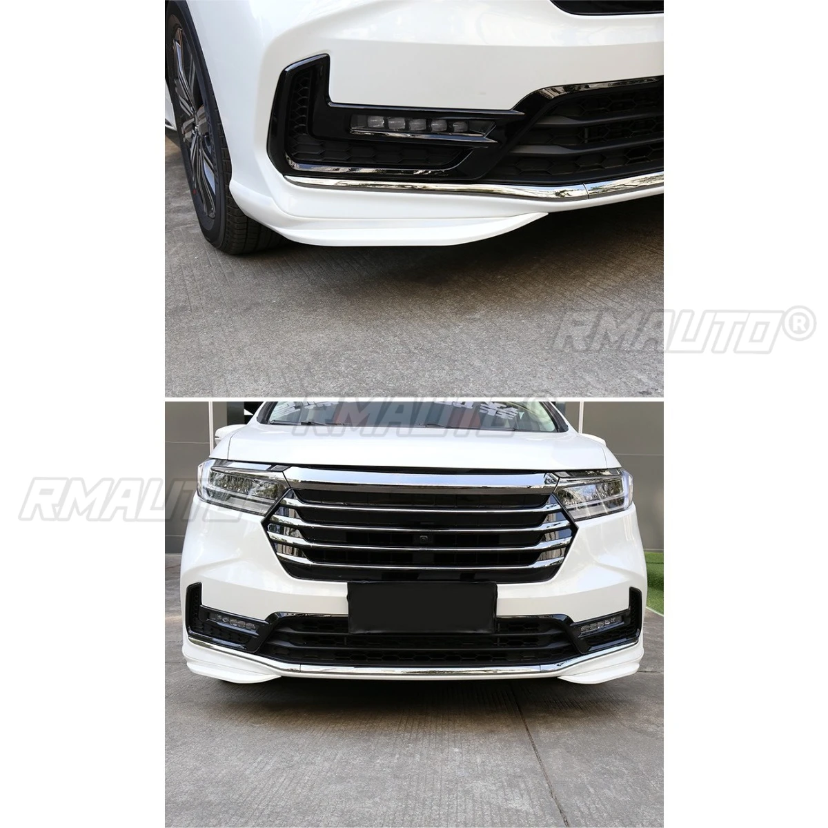 For Honda Odyssey 2022-2026 Car Bumper Splitter Diffuser Spoiler Body Kit Bumper Protector Corner Trim Accessories Tunning Part - view 5