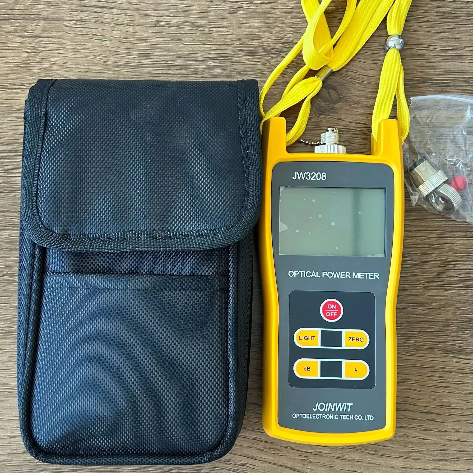 

Handheld JW3109 OPM Optical Power Meter With Highly Stable Light Source 1310nm/1550nm single mode
