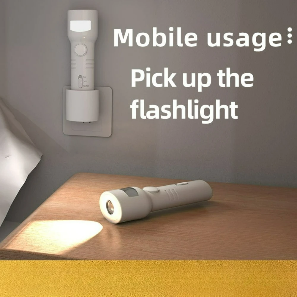 Portable Lightweight Smart Bedside Night Light - Rechargeable Motion Sensor Lamp Auto-On When Detected & Auto-Off After Leaving view 3