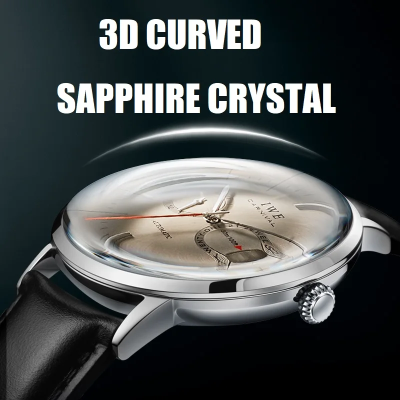 IW Carnival For Mens Watch Automatic WristWatch Japan Mechanical Movement Calendar Curved Sapphire Crystal Male New Montre Homme